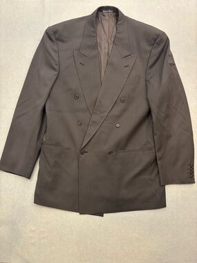 Valentino Uomo Brown Suit Jacket